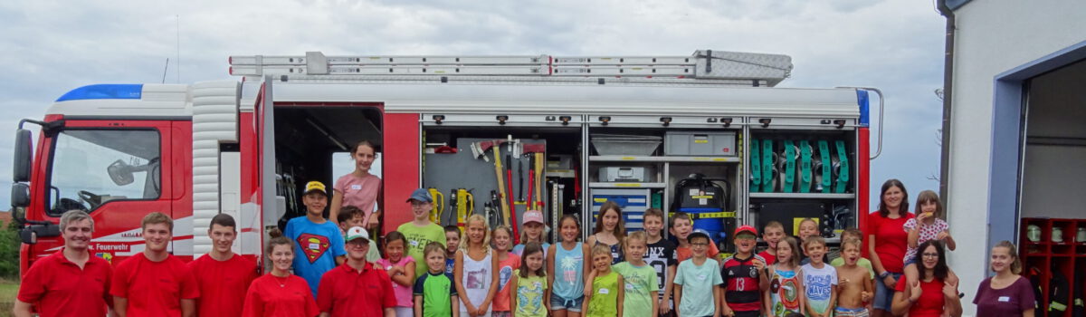 Ferienprogramm – Rätselspaß bei der Feuerwehr