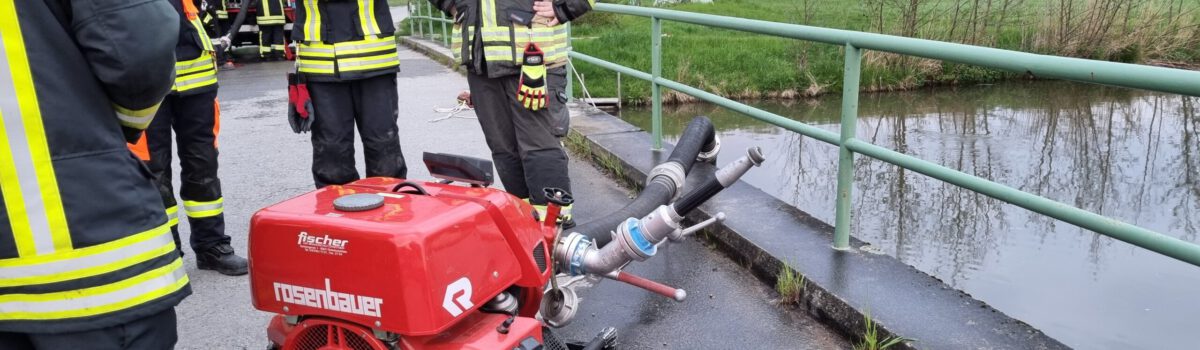 Landkreisausbildung für Maschinisten bei der Feuerwehr Gablingen