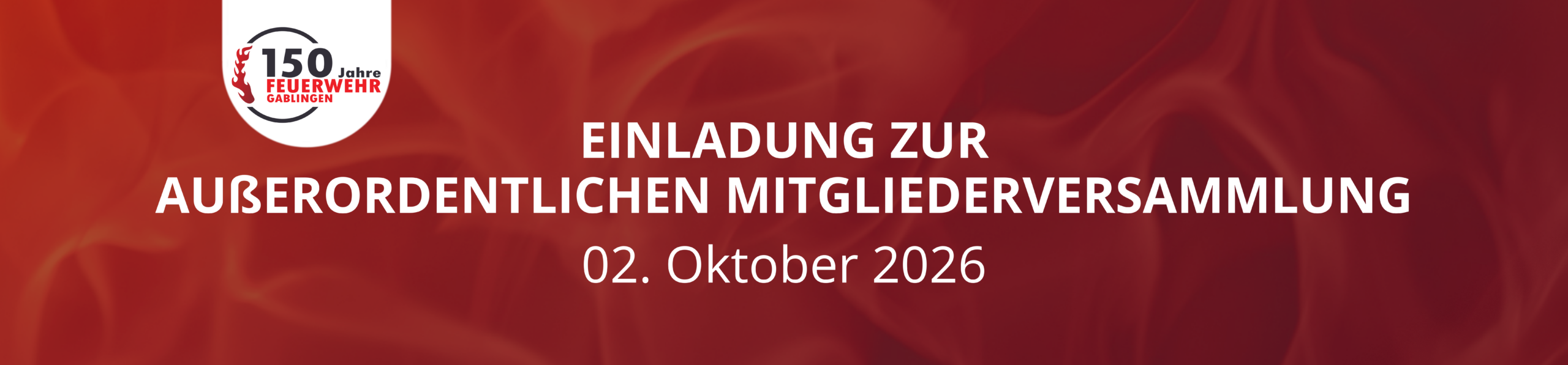 Außerordentliche Mitgliederversammlung am 02.10.2026